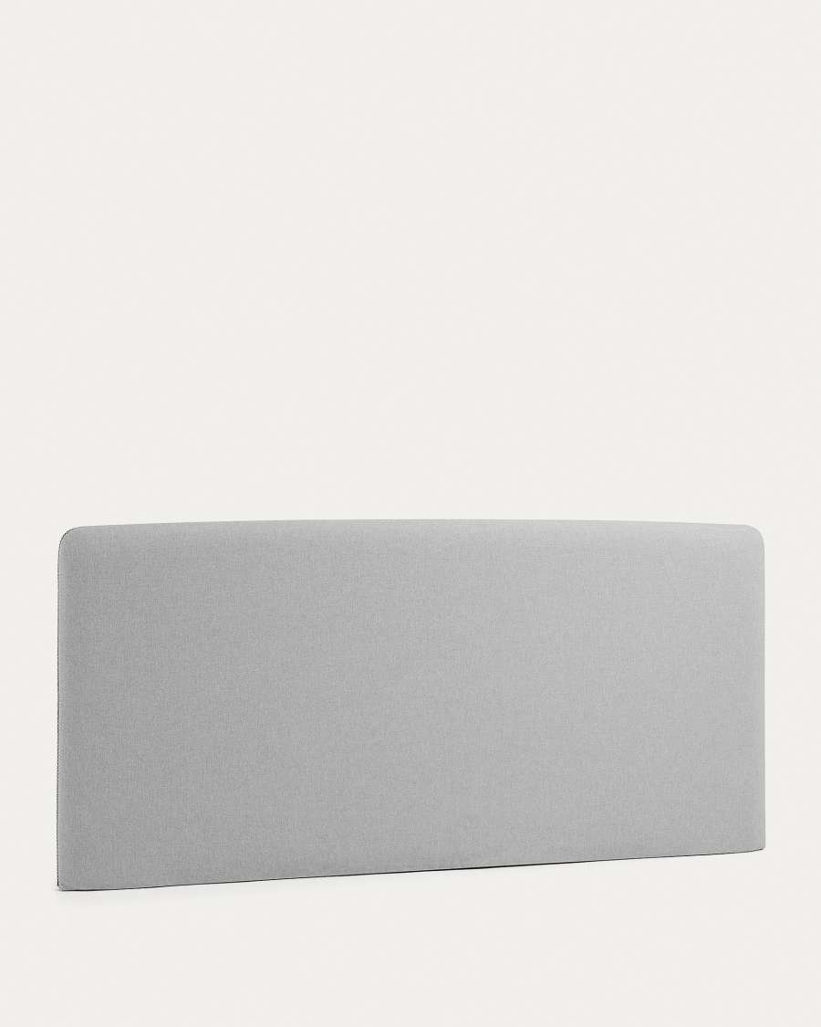 Grey Dyla headboard cover for a bed up to 160 cm