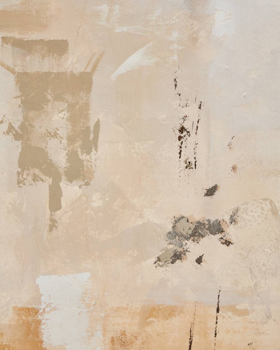 Silpa Bild abstrakt dunkelbeige 200 x 120 cm