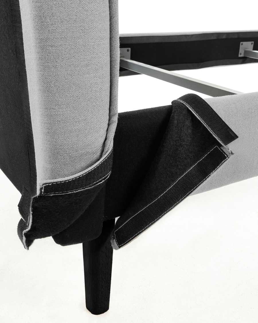 Bett Venla 180 x 200 cm, grau