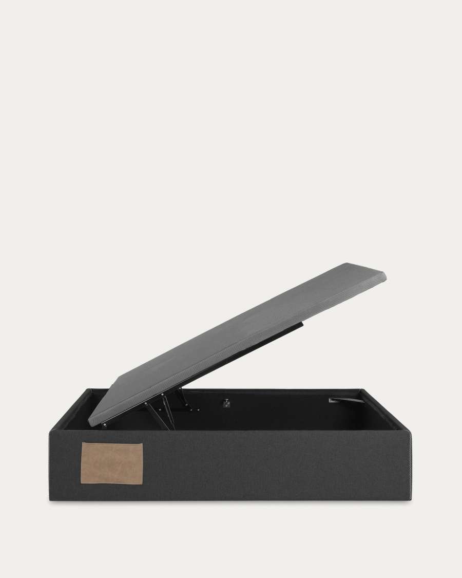 Matters ottoman bed base in black for a 90 x 190 cm mattress