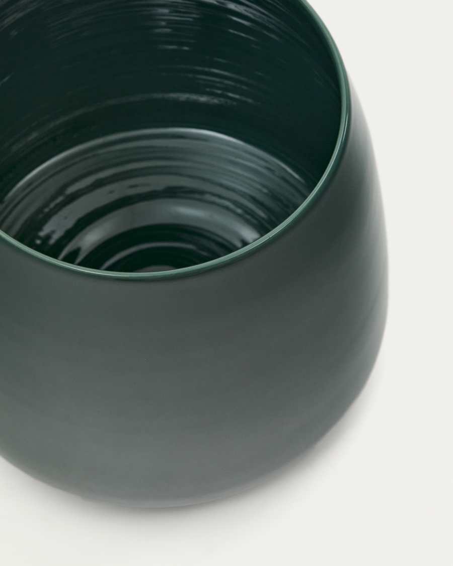 Κεραμικό βάζο Sibla πράσινο 16 εκ.