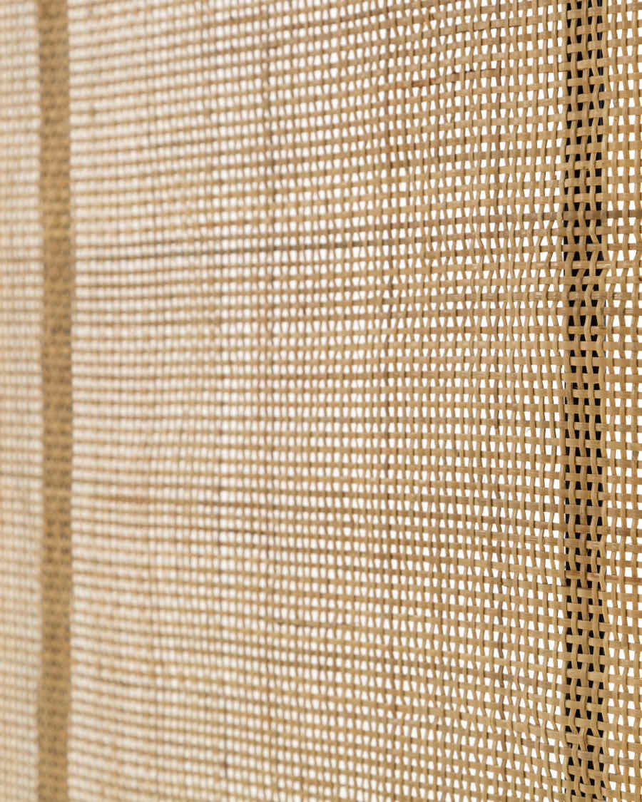 Lalita rattan headboard with a black finish for a bed up to 160 cm