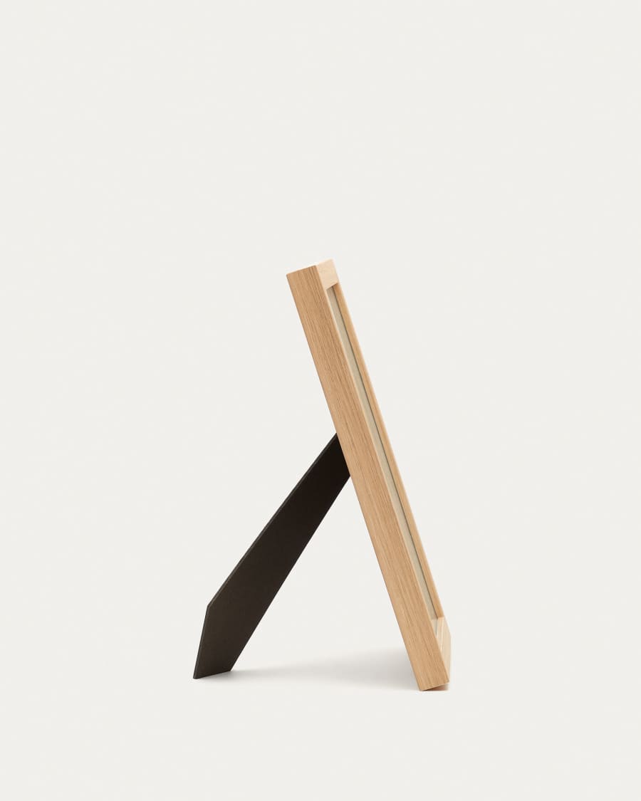 Neale wooden photo frame with natural finish, 21 x 28 cm