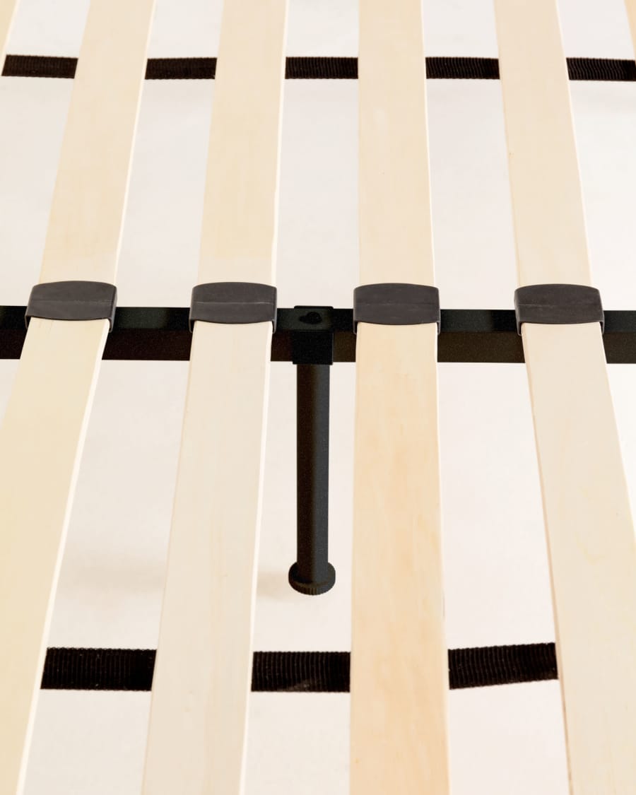 Natacha 150 x 190 cm graphite bed