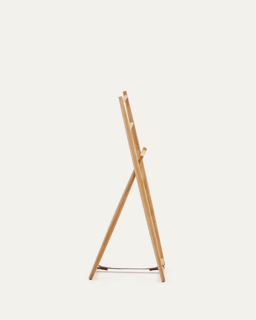 Roxana towel rack in solid teak, 50 x 95 cm