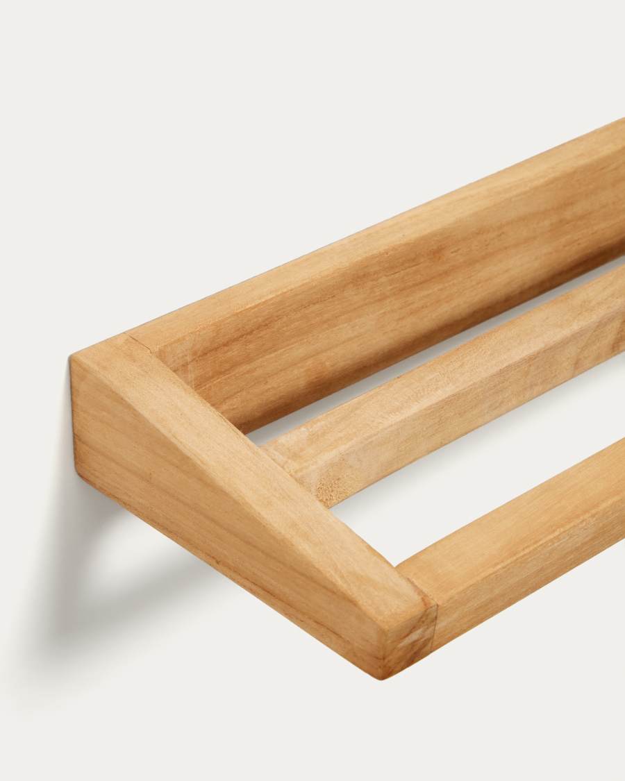 Vedel solid teak towel rack, 40 x 5 cm