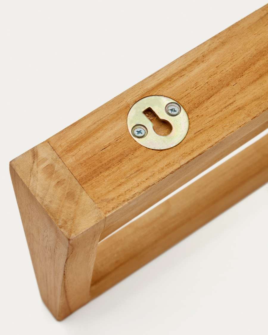Vedel solid teak towel rack, 40 x 5 cm