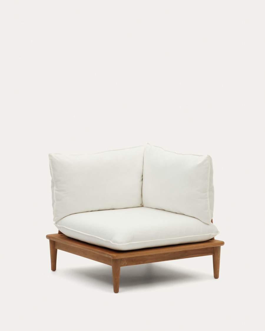 Γωνιακή μονάδα Portitxol, μασίφ ξύλο τικ