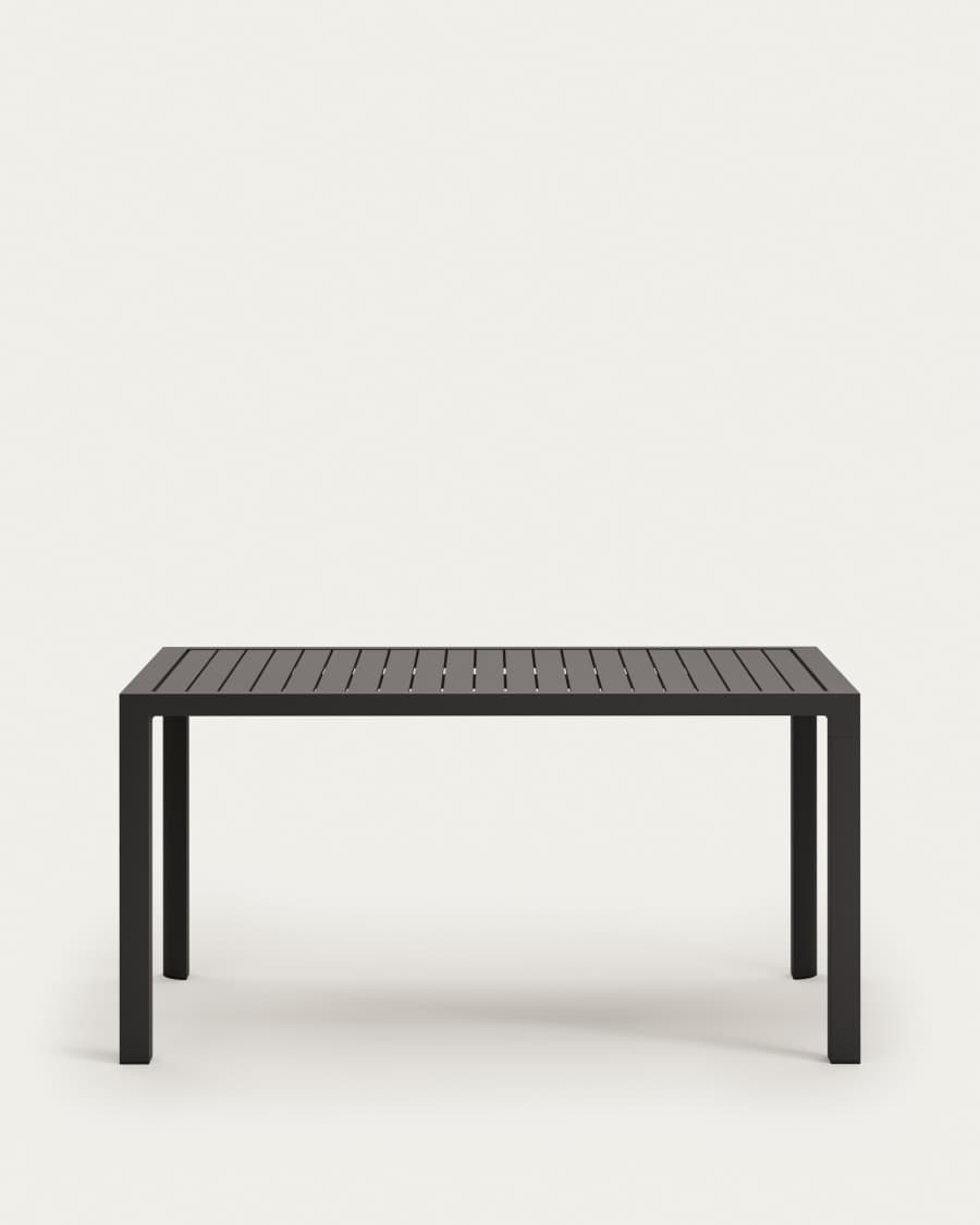 Tavolo da esterno Culip in alluminio finitura grigia 150 x 77 cm