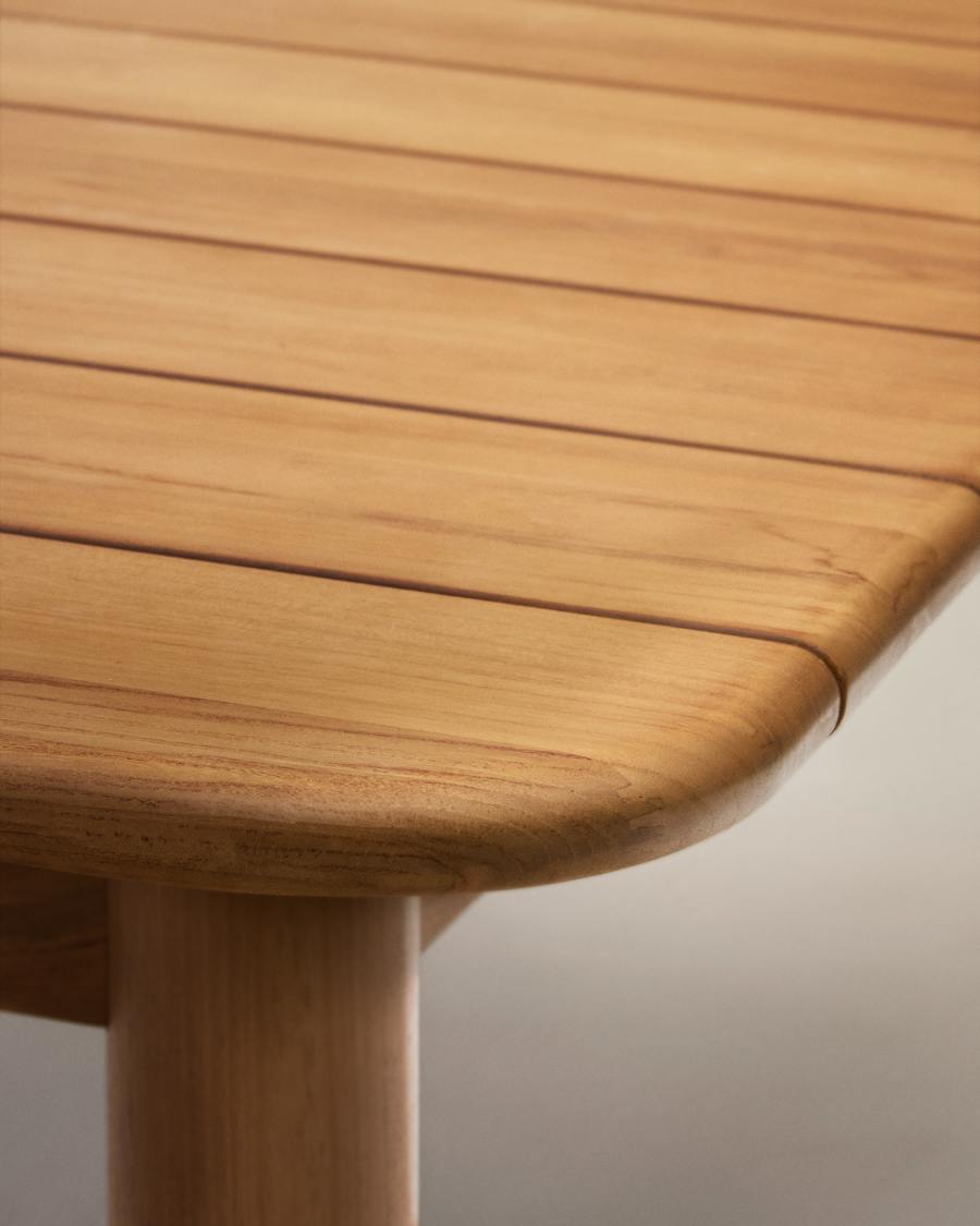 Turqueta extendable table made from solid teak wood, 220 (294) x 100 cm, FSC 100%