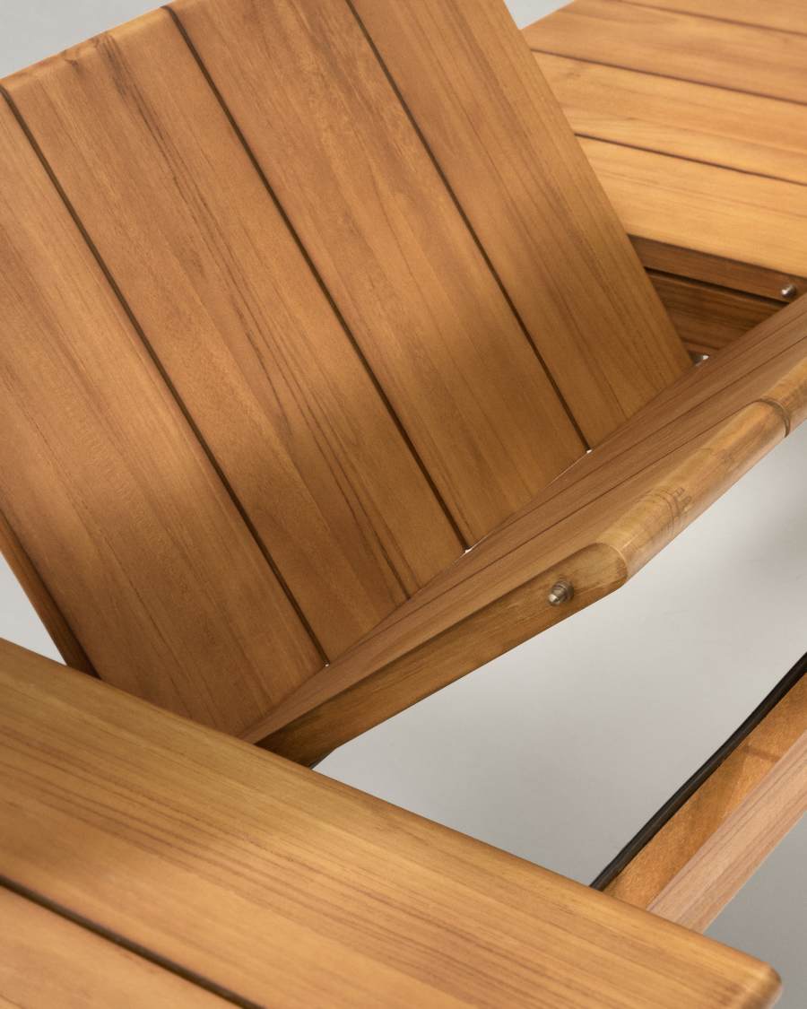 Turqueta extendable table made from solid teak wood, 220 (294) x 100 cm, FSC 100%