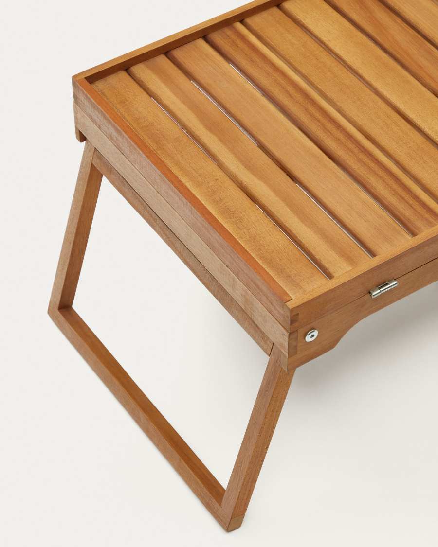 Mani folding tray made from solid acacia wood FSC 100%