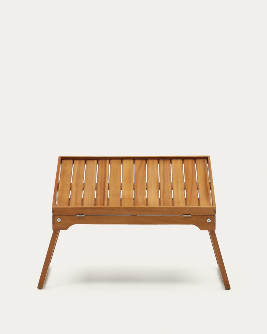 Mani folding tray made from solid acacia wood FSC 100%