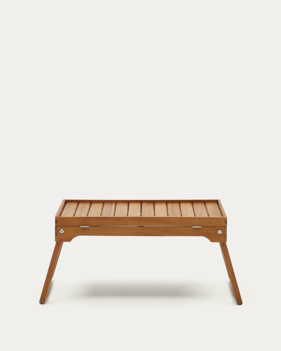 Mani folding tray made from solid acacia wood FSC 100%