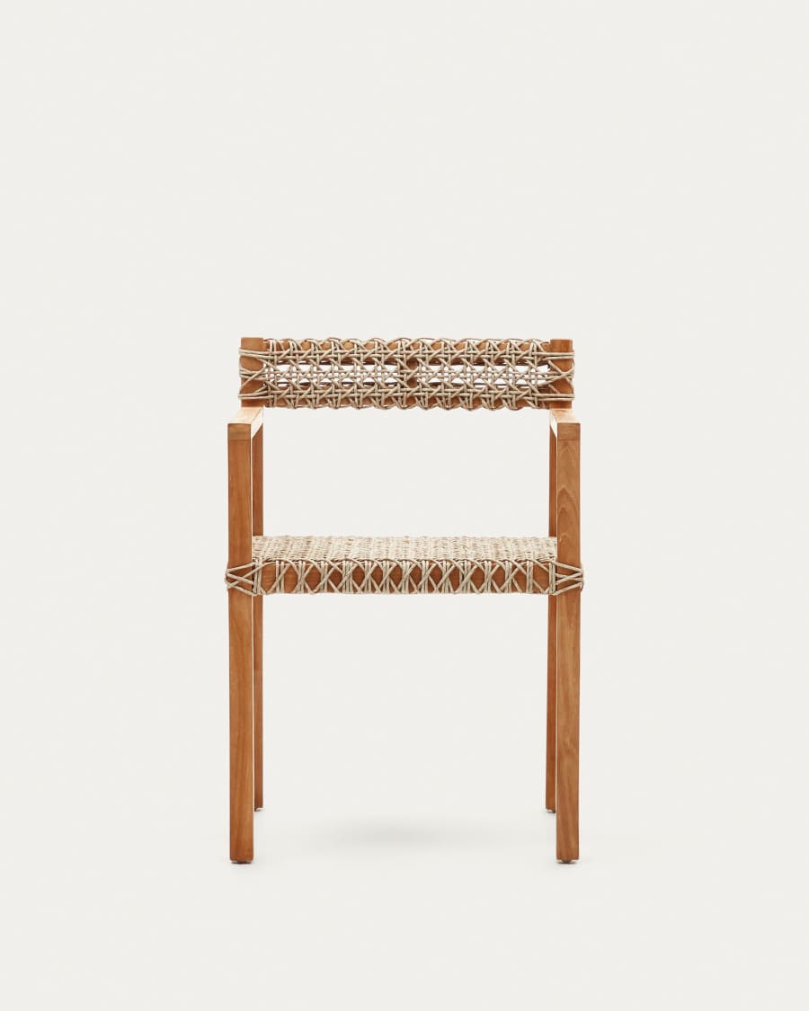 Cadira Giverola de fusta massissa de teca