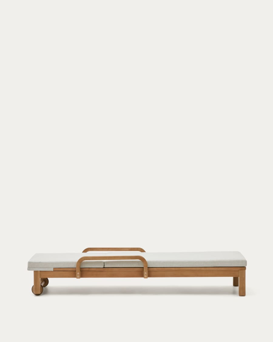 Sonsaura sun lounger made from solid eucalyptus wood FSC 100%
