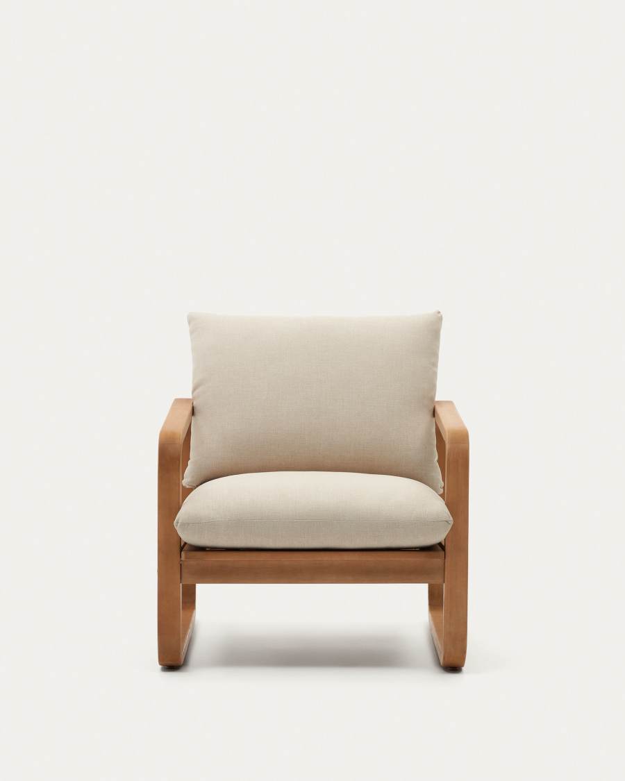 Chaise Sacaleta en bois d'eucalyptus