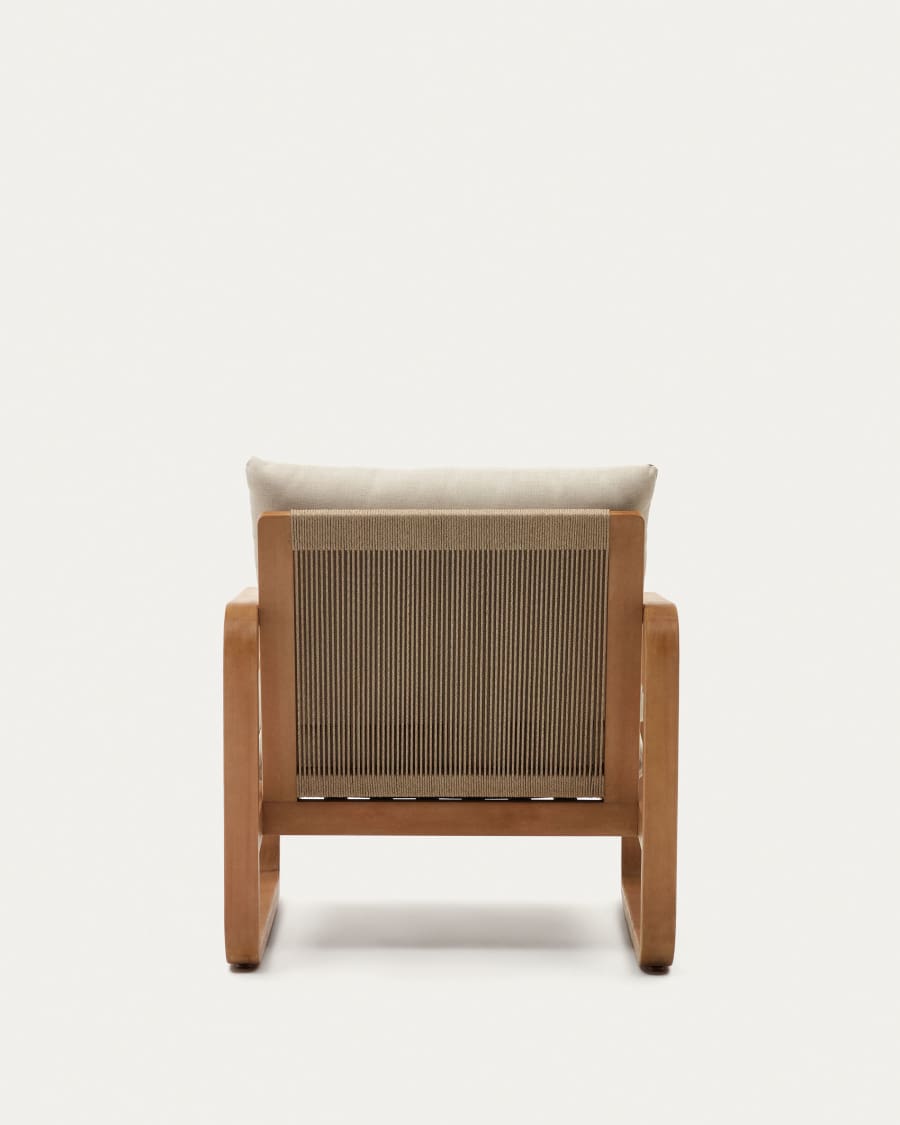 Chaise Sacaleta en bois d'eucalyptus