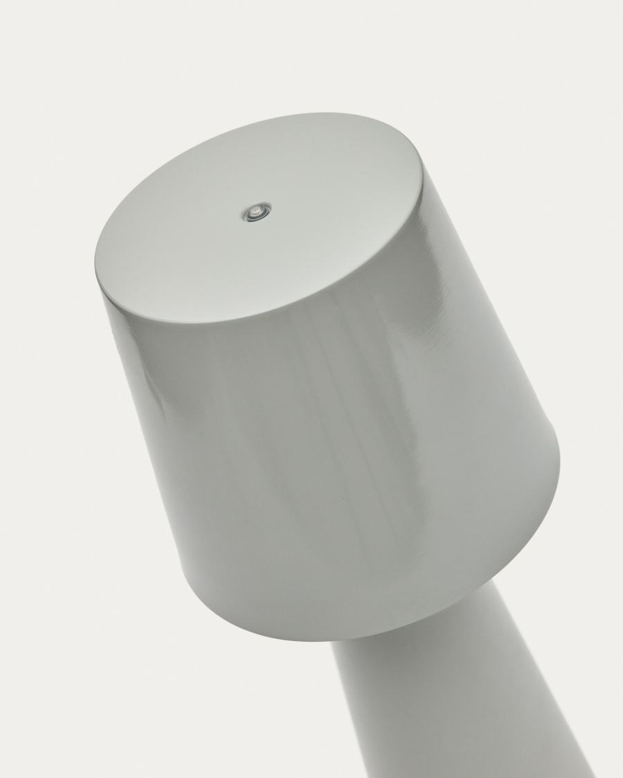 Arenys large table lamp with a grey painted finish