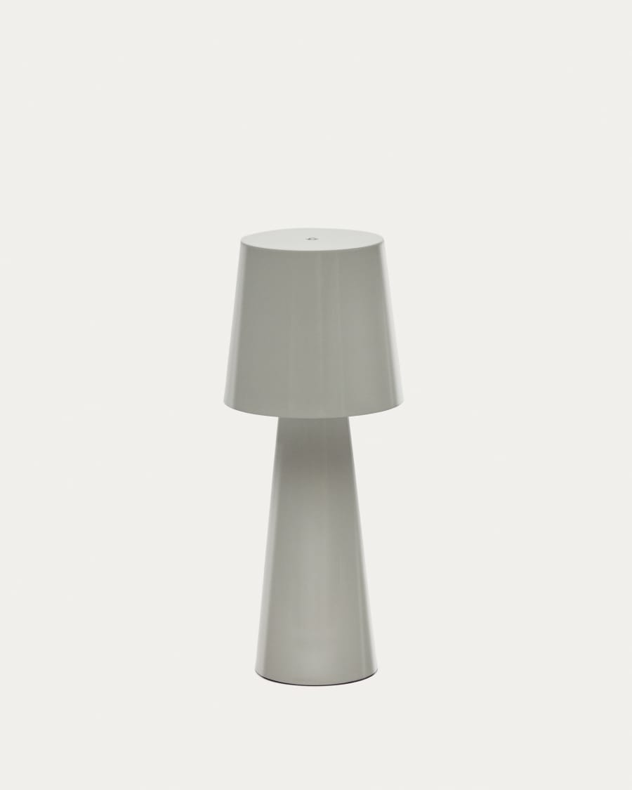 Arenys large table lamp with a grey painted finish