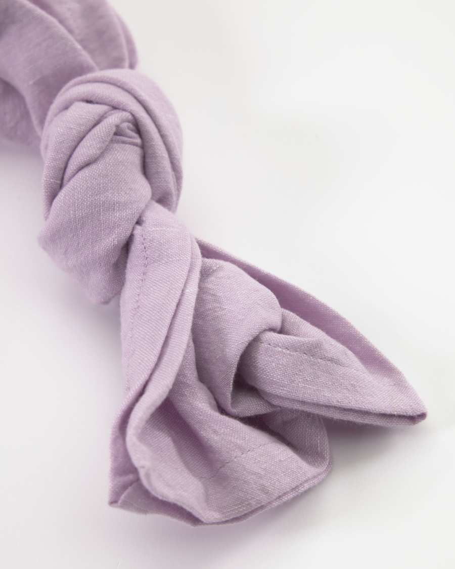 Idalmis set of two napkins in lilac cotton and linen