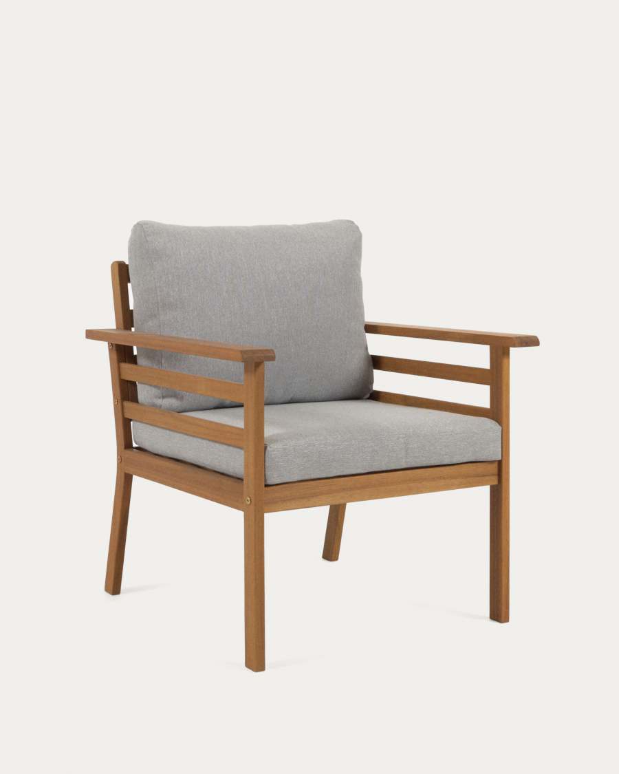 Σετ καναπές εξωτερικού χώρου, 2 καρέκλες και τραπέζι σαλονιού Vilma ξύλο ακακίας, FSC 100%