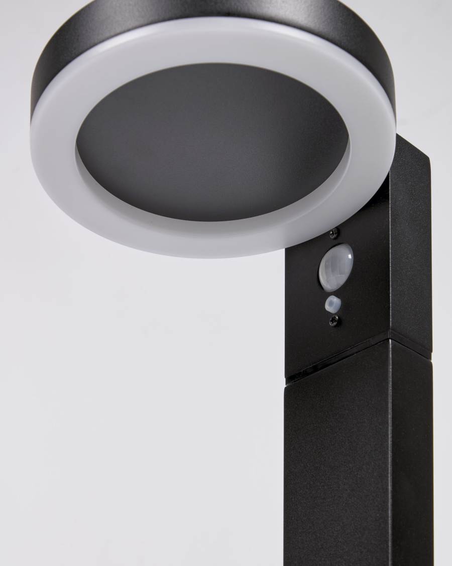 Berarda aluminium solar lantern with black finish 50 cm