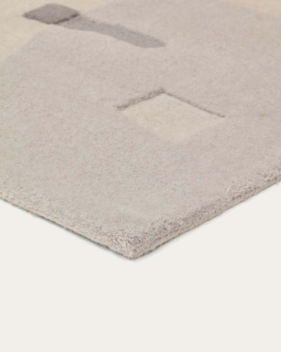 Belinda rug in multicolor wool, 70 x 140 cm