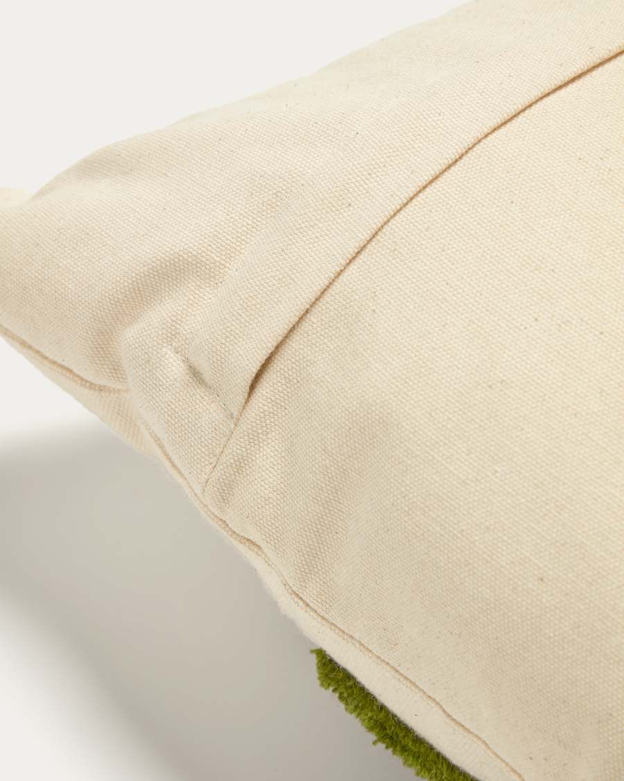 Amarantha 100% cotton cushion cover with multicolour fruit prints, 45 x 45 cm