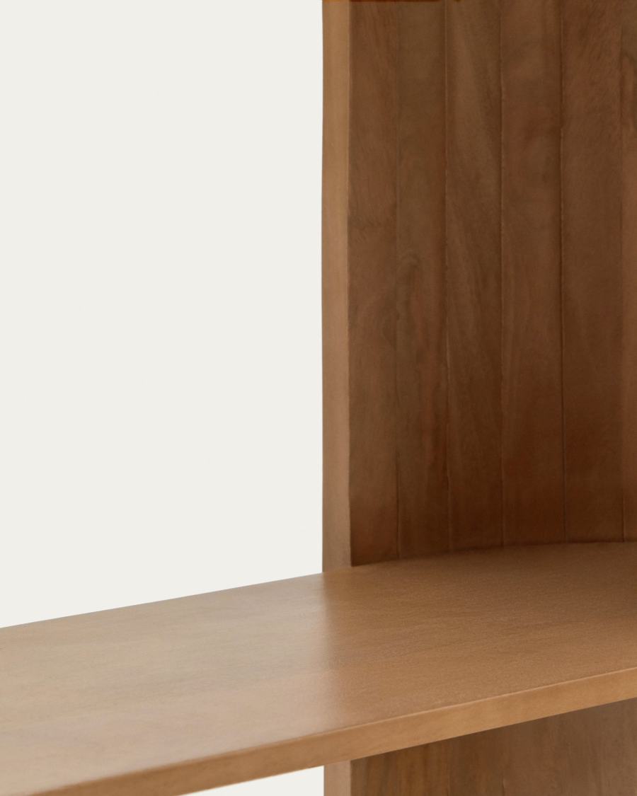 Licia console table with 1 drawer, solid mango wood, 120 x 90 cm