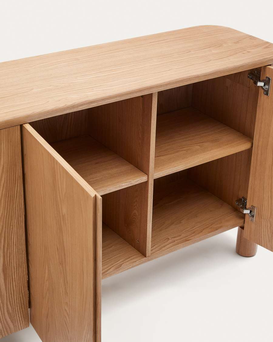 Salaya sideboard in  ash plywood FSC Mix Credit, 200 cm x 79 cm