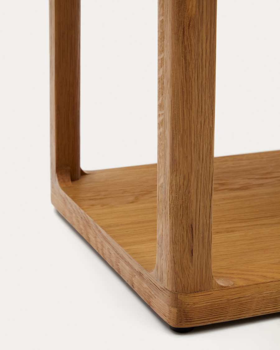 Maymai shelf with solid oak structure 180 x 81 cm