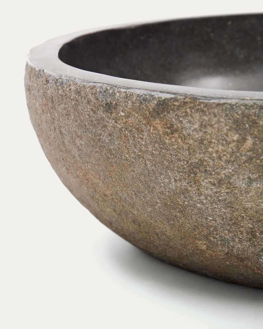 Tetsu stone wash basin, Ø 40 cm