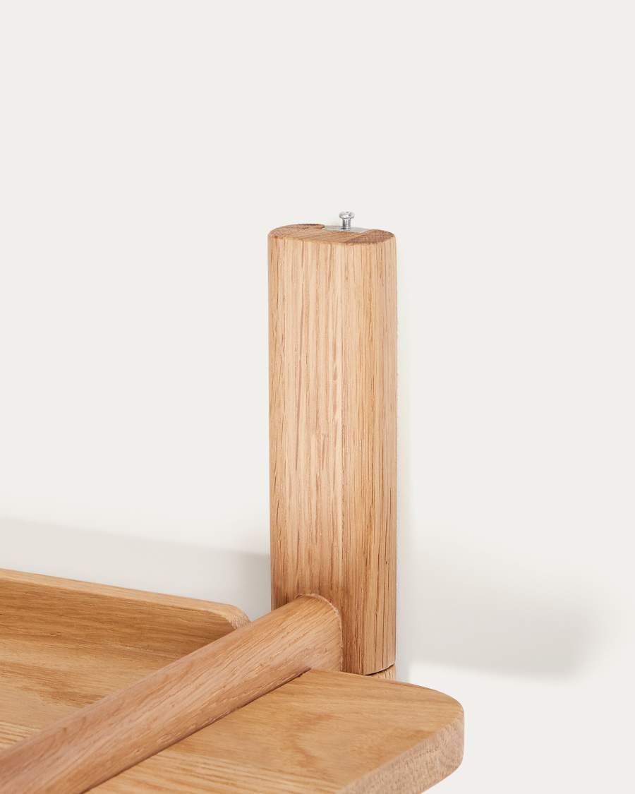 Sitra modular shelf, 3 solid oak wood shelves in a natural finish, 110 cm, FSC Mix Credit