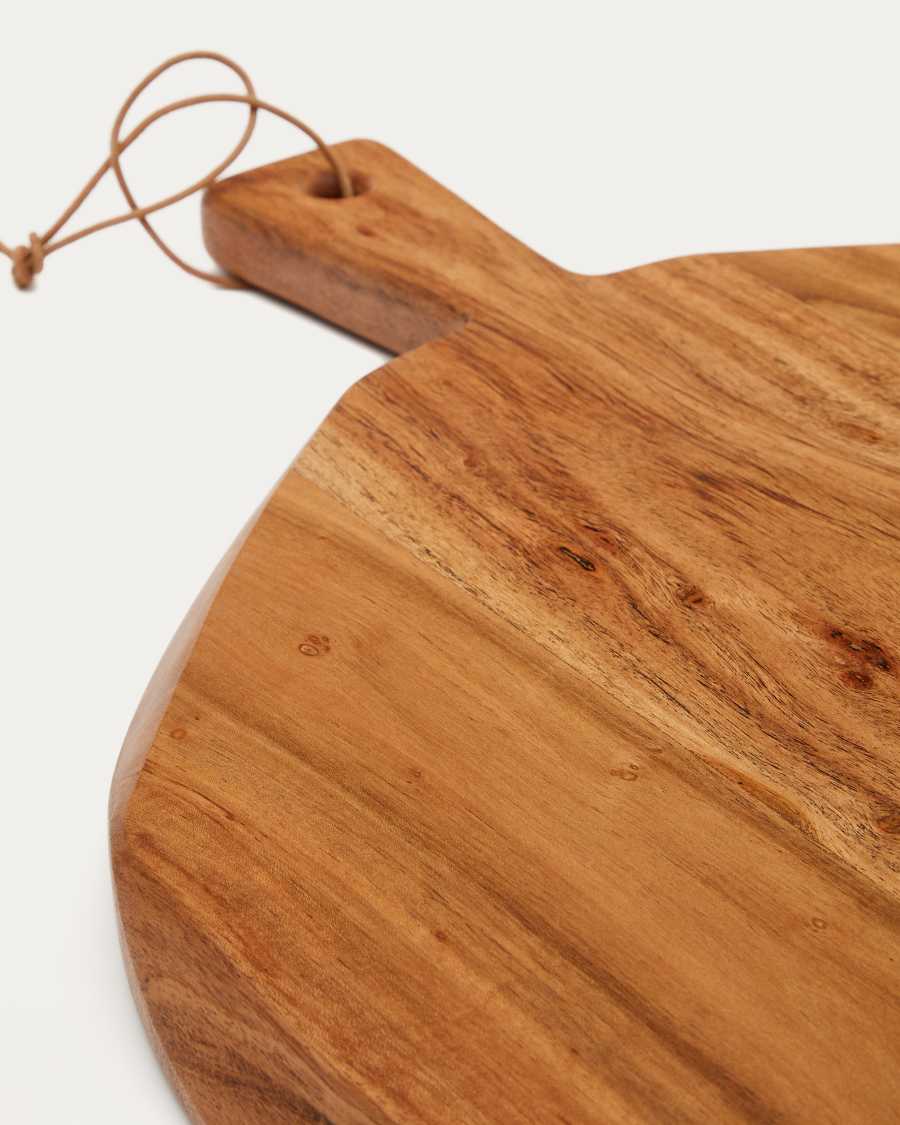 Lidiana large solid acacia wood serving board