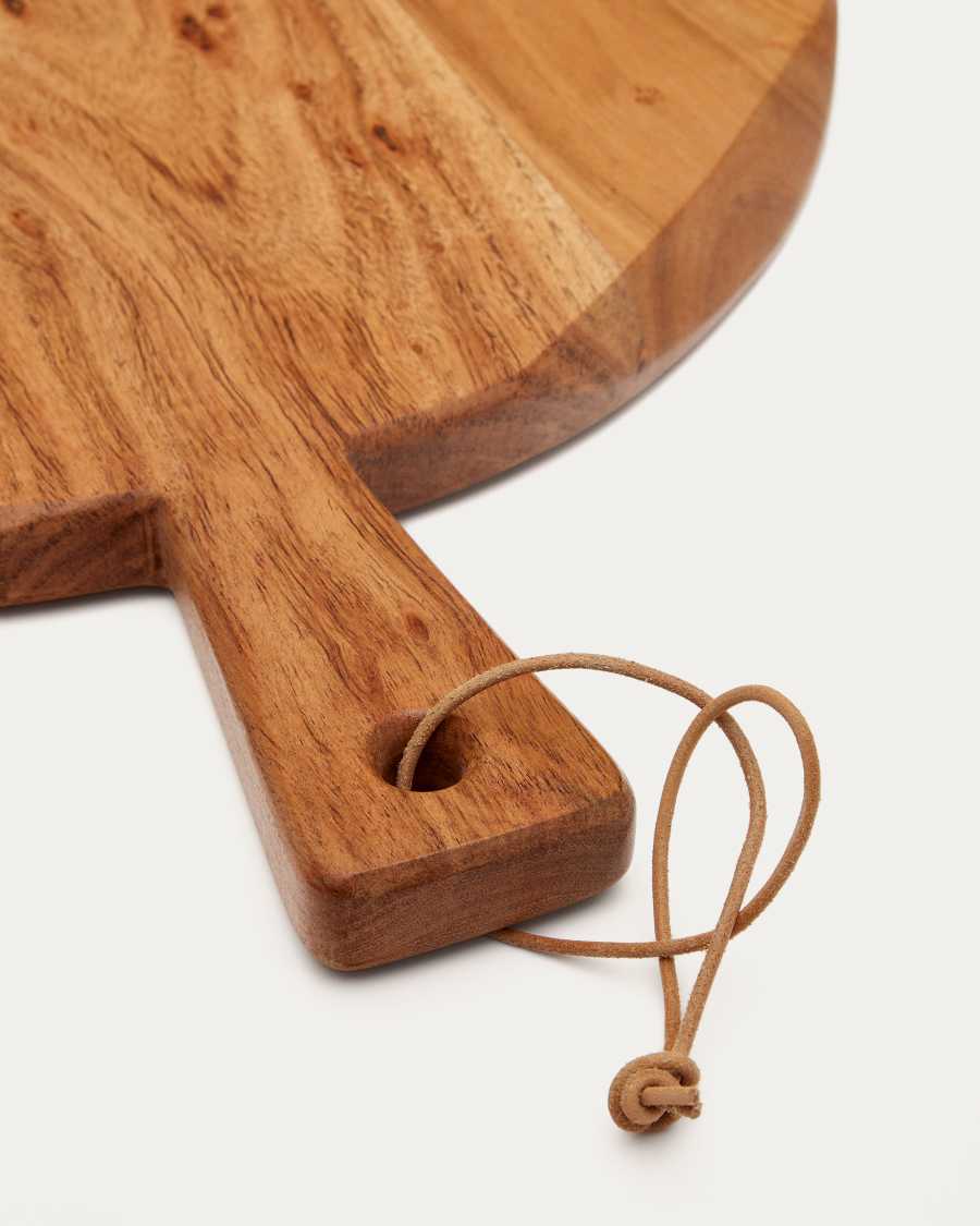 Lidiana large solid acacia wood serving board