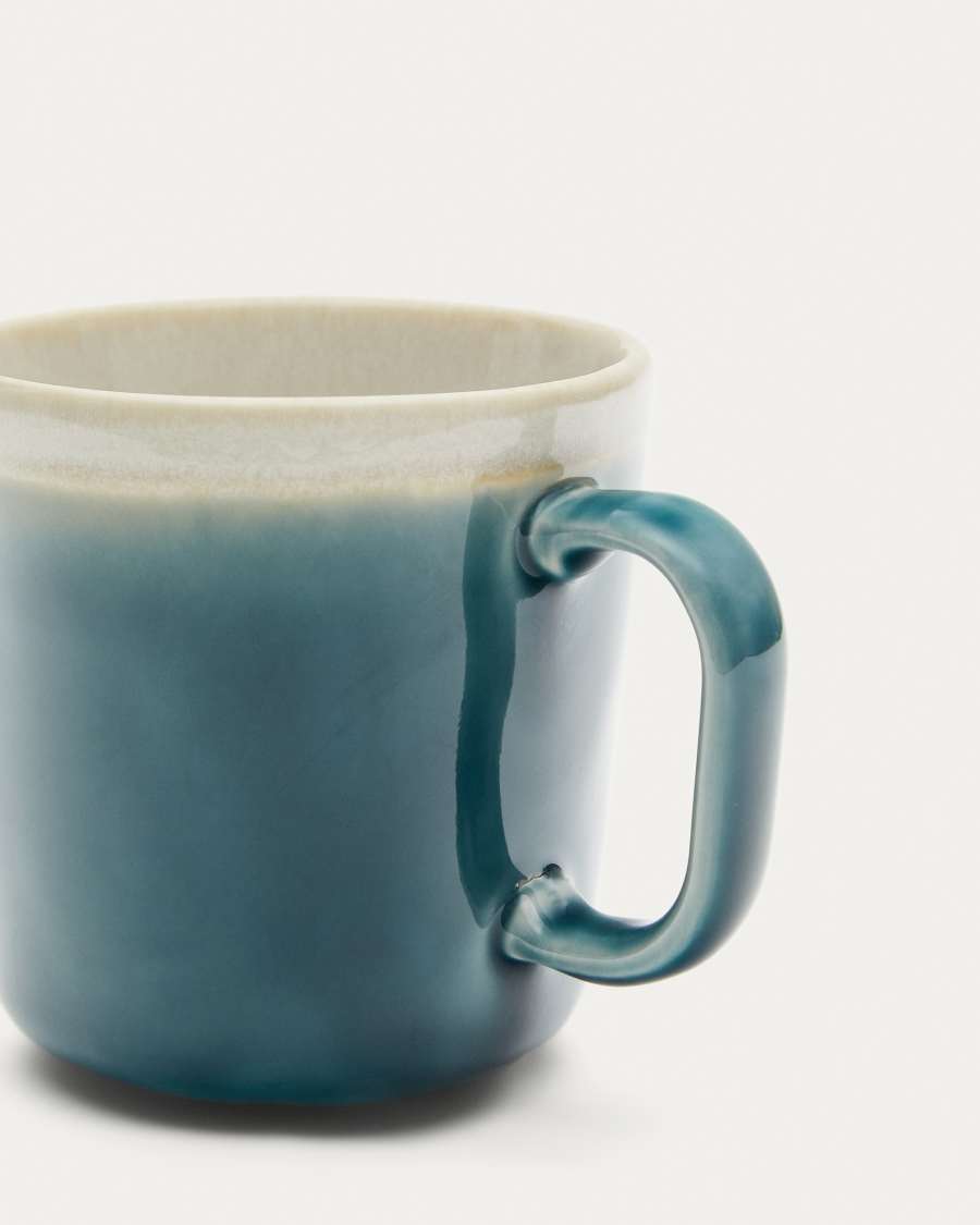 Sanet blue and white, ceramic mug