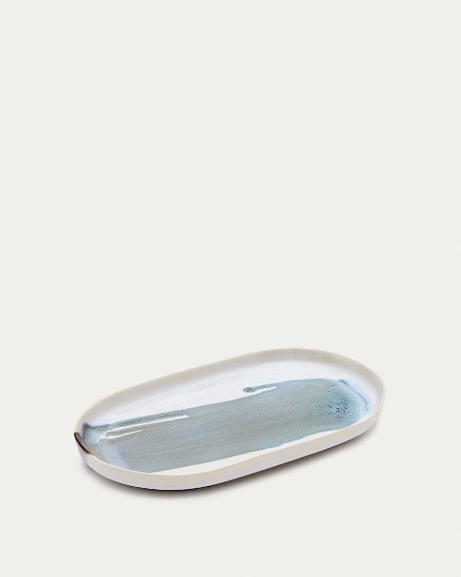 Piatto da portata grande Vejer in ceramica multicolore