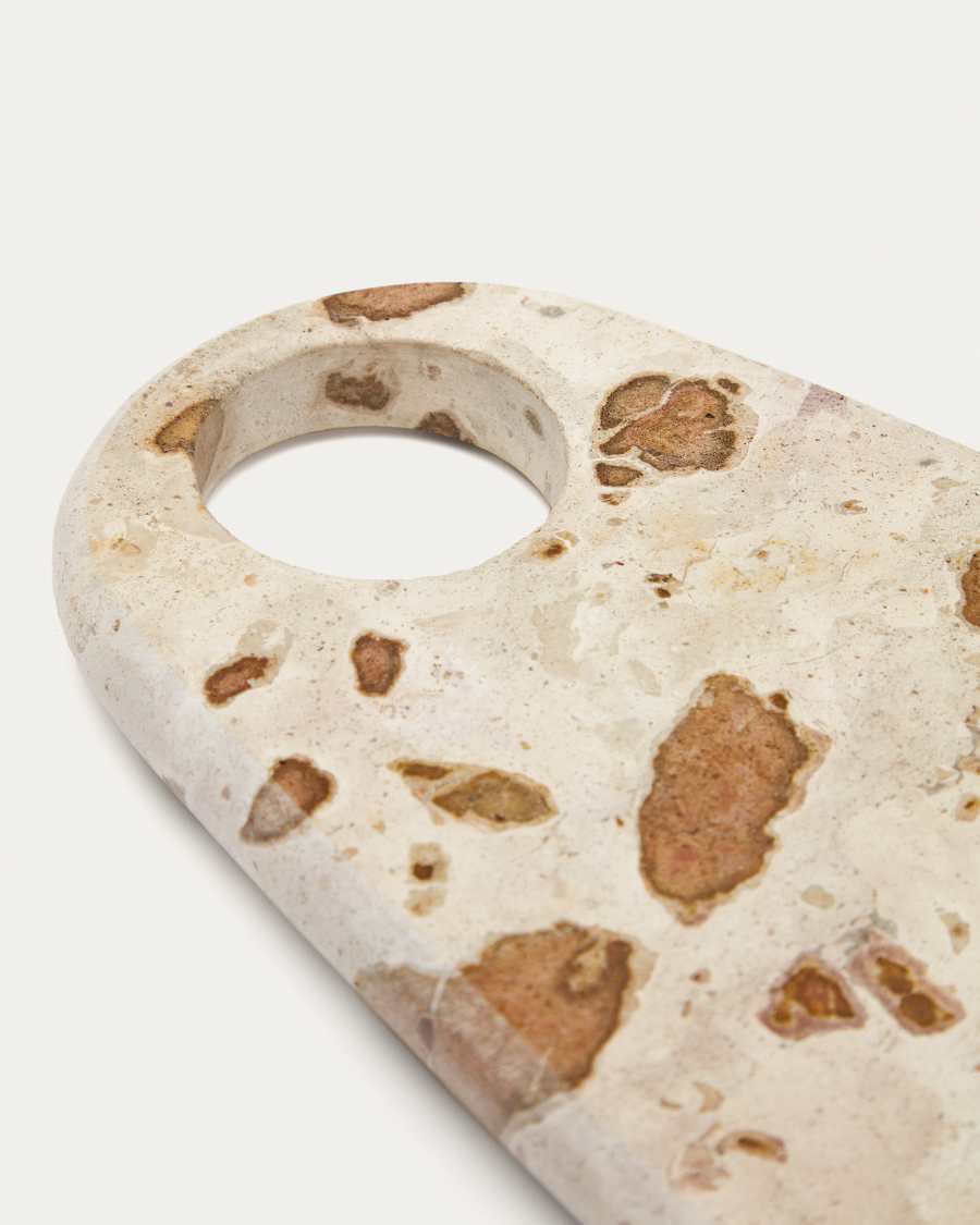 Machelina small beige marble serving board