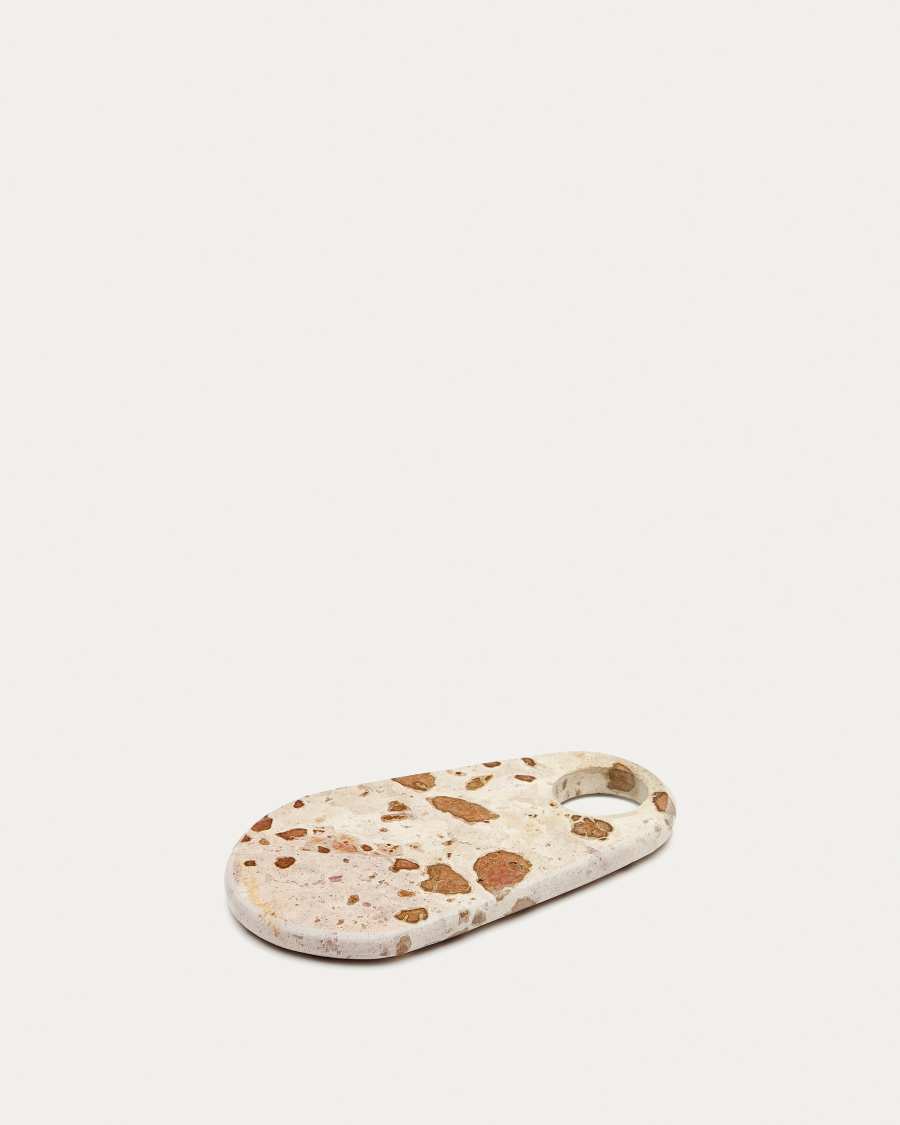 Machelina small beige marble serving board