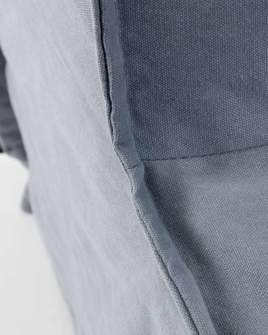 Divano letto Lyanna 140 cm blu