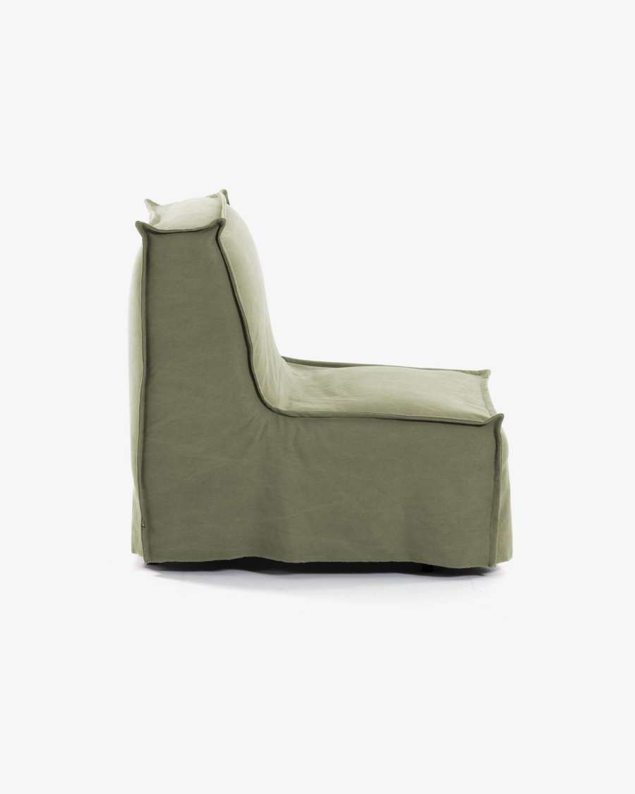 Divano letto Lyanna 90 cm verde