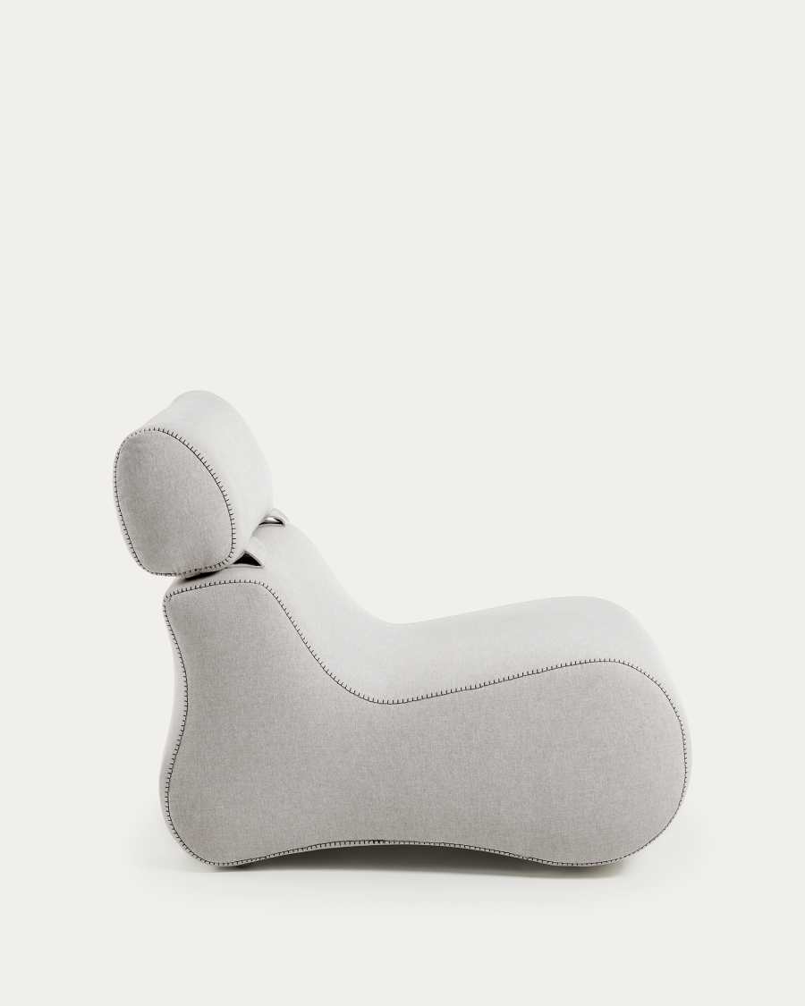 Club armchair in beige