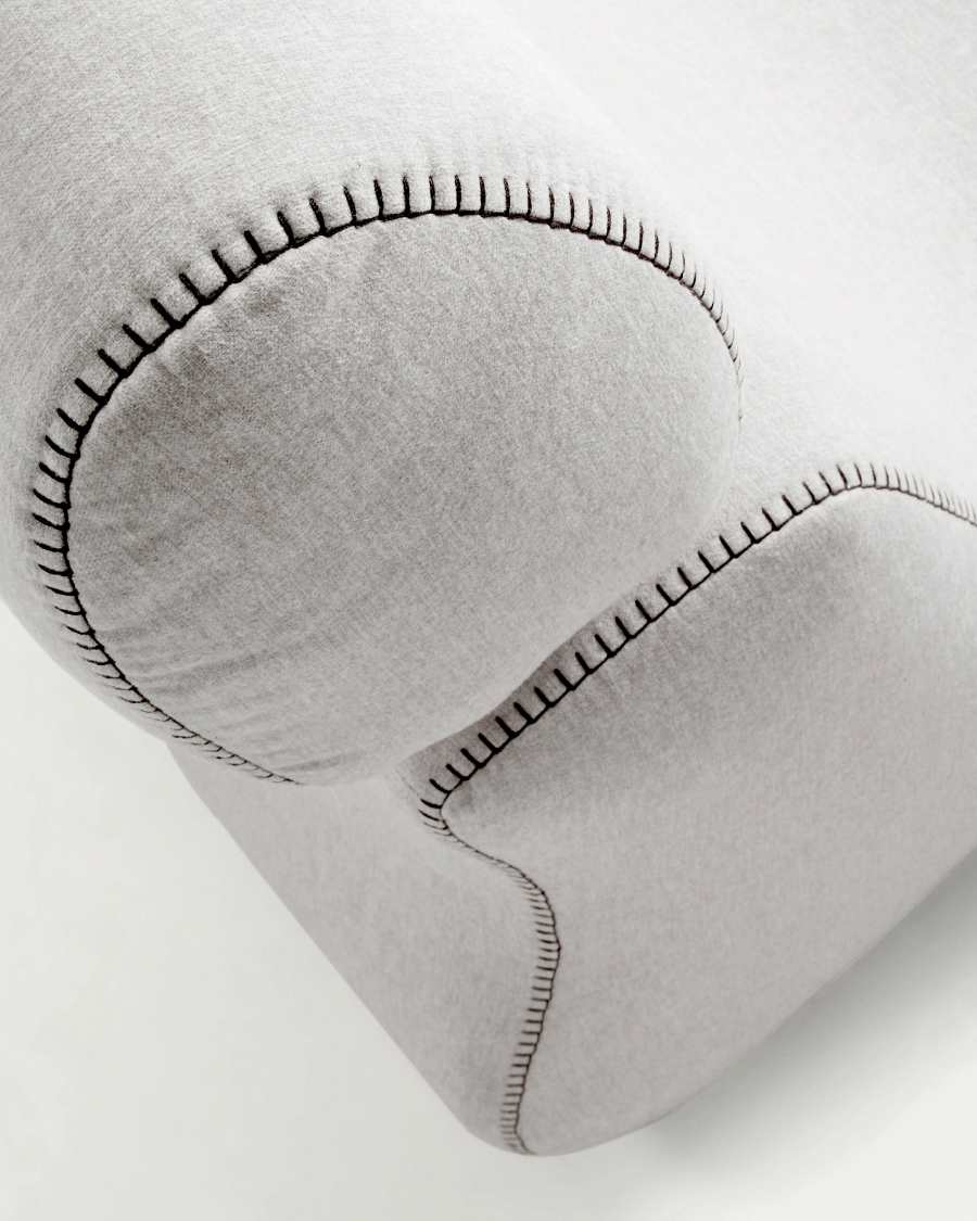 Club armchair in beige