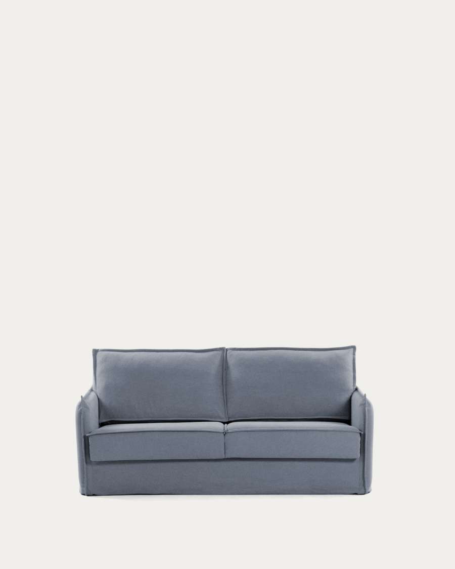 Samsa 2-Sitzer Bettsofa Polyurethan blau 140 cm