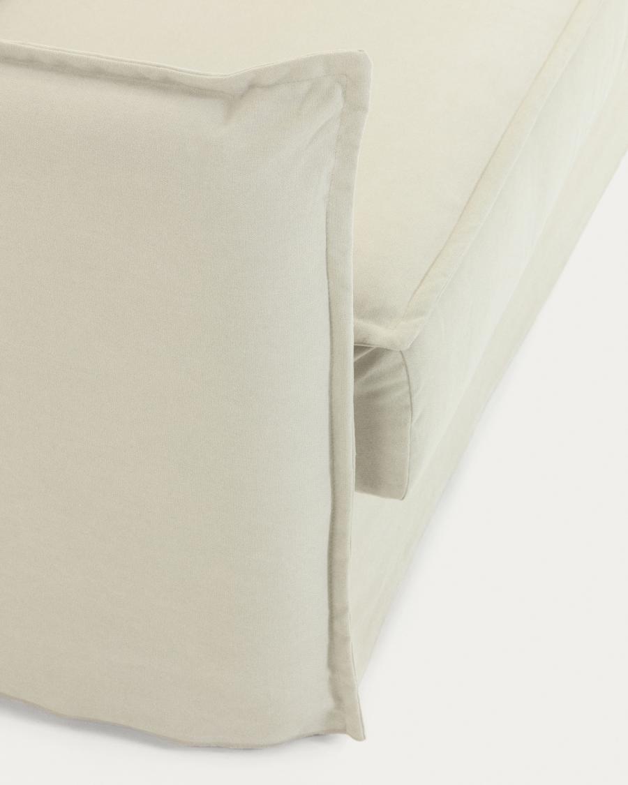 Samsa sofa bed 140 cm polyurethane white