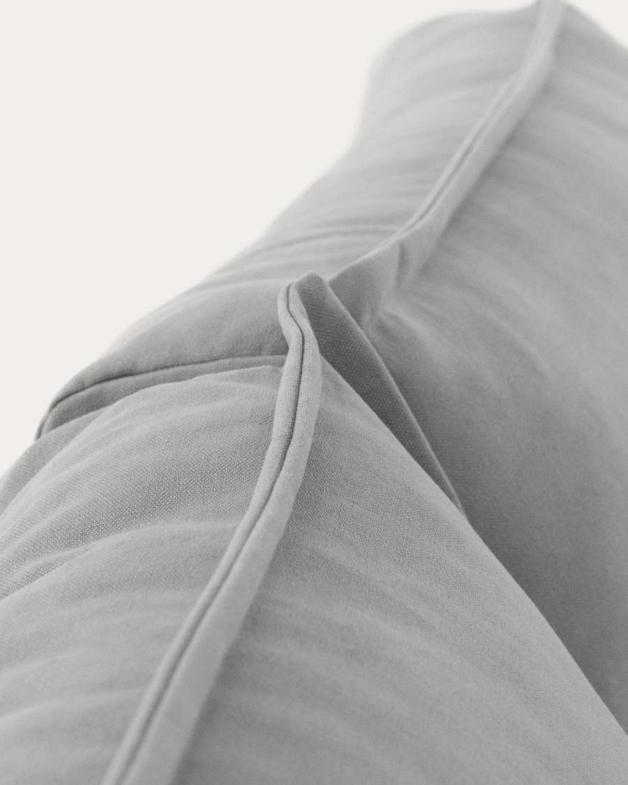 Divano letto Samsa 2 posti visco grigio 160 cm