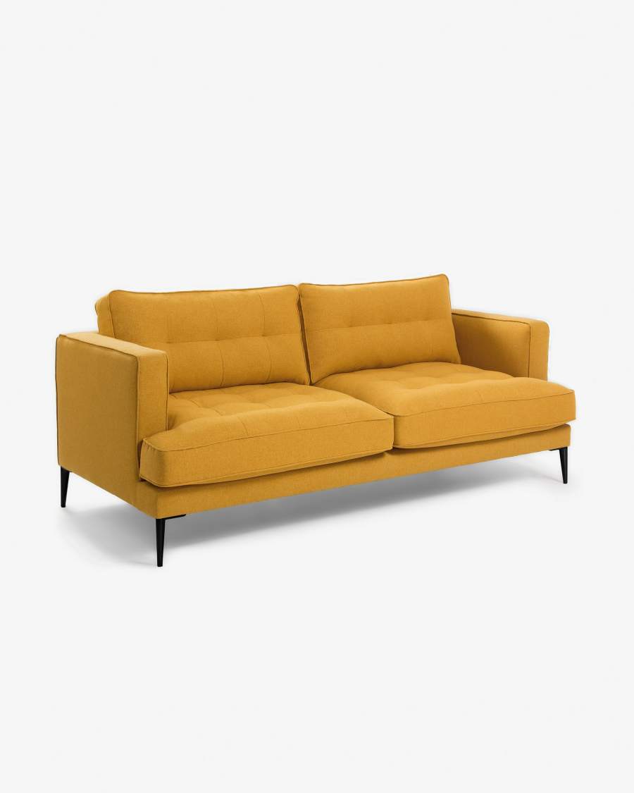 Tanya 2-Sitzer Sofa senfgelb 183 cm