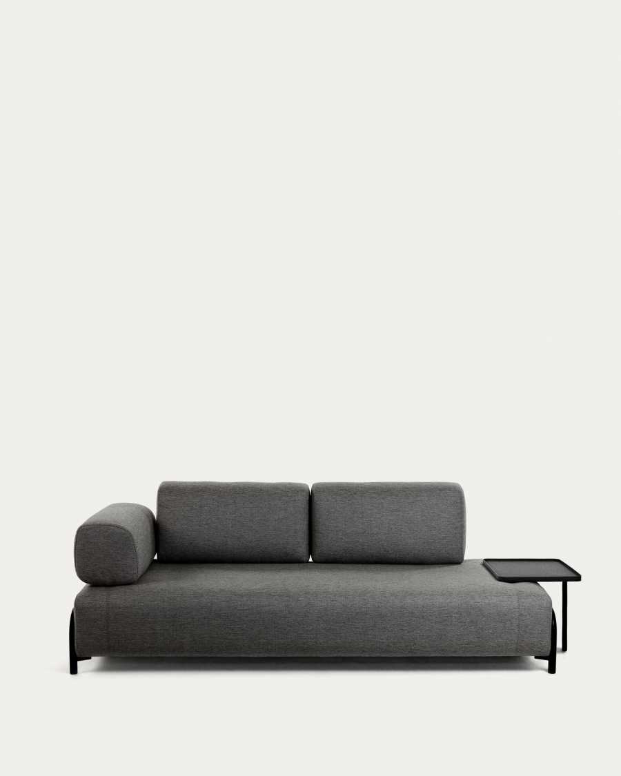 Module 3 places Compo gris foncé 232 cm