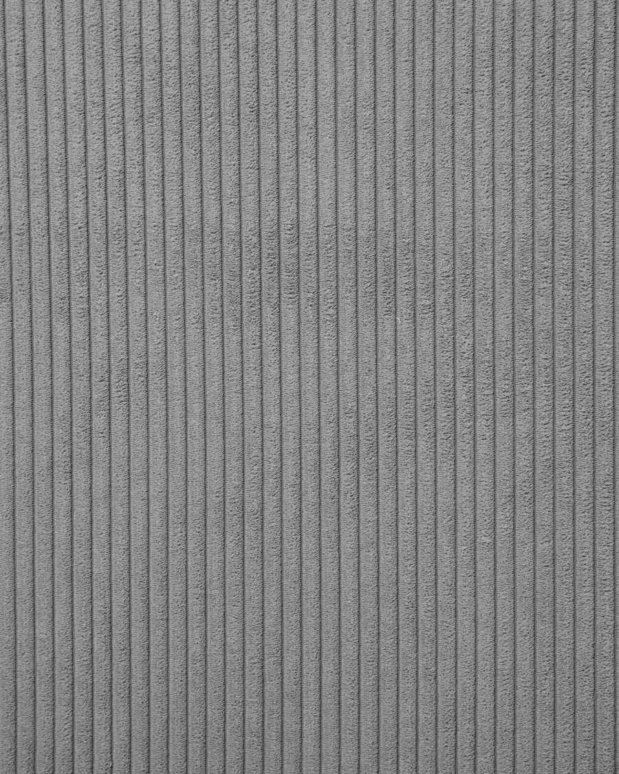 Blok 3 seater sofa with left side chaise longue in grey wide seam corduroy, 300 cm